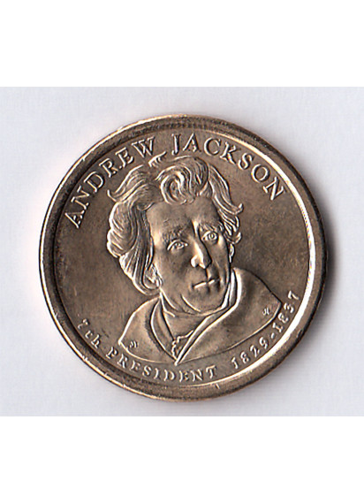 2008 - Dollaro Stati Uniti Andrew Jackson Zecca D